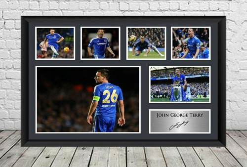 John terry signed photo print - john,