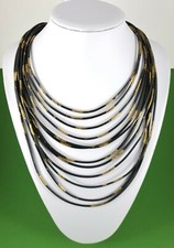 Lagenlook necklace modern - lagenlook,