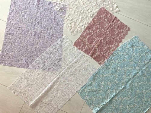 Vintage guipure lace fabric