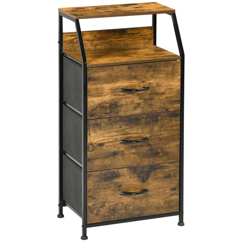 Homcom industrial drawers - industrial,