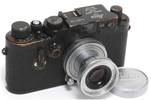 Leica iiig black paint three - black,