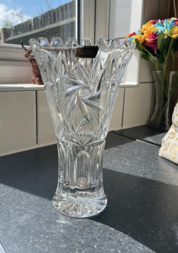 Violetta lead crystal vase - lead,