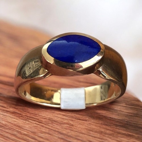 Vintage 9ct gold cabochon - vintage,