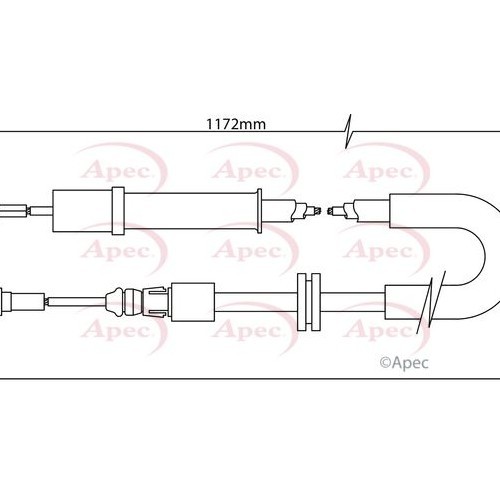 Apec cable pull - parking, brake