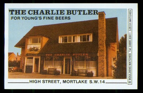 Matchbox label pub the - matchbox,