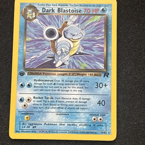 Pokémon tcg dark blastoise - tcg,