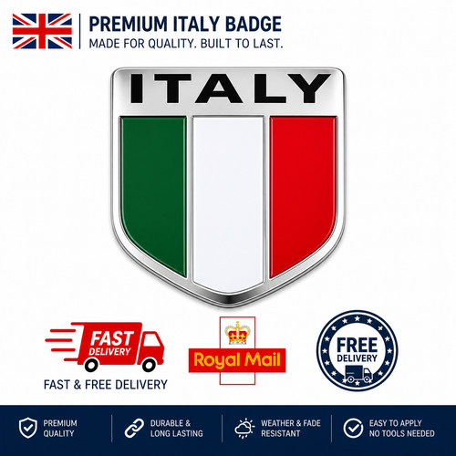 Italy flag shield badge - italy,