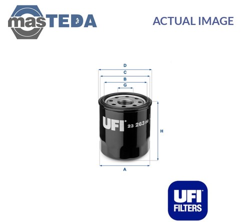 2326300 engine oil filter - 2326300, ufi