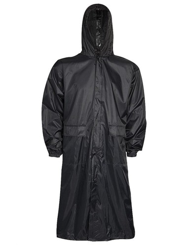 Sas black trenchcoat - black,