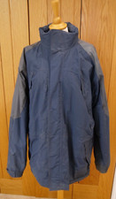 Tayberry coat/jacket XL blue detachable inner jacket hood in collar pockets zip 