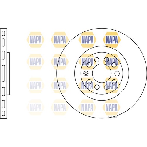 Brake discs vented for - 2x,