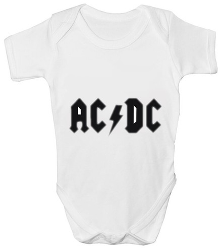 Personalised baby grow - grow, rock
