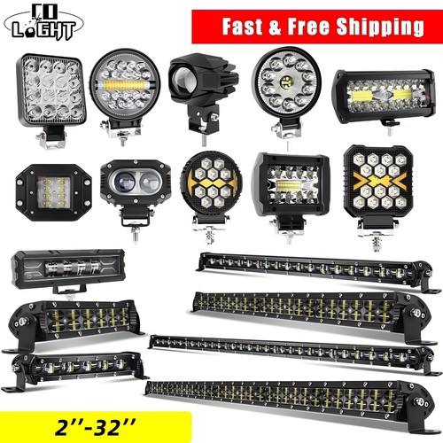 Led work light bar flood - led, spot