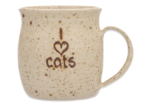 Vintage studio pottery love - pottery,