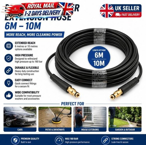 Extension hose pipes 15m - 15m, for