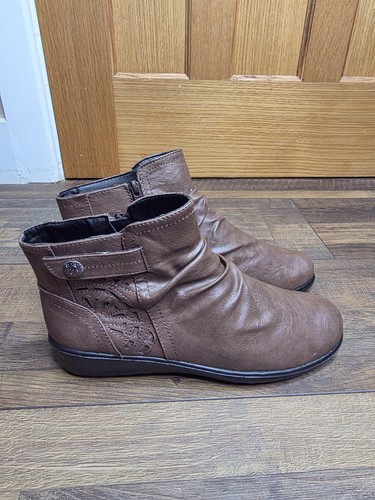 Cotton traders brown zip - brown, up