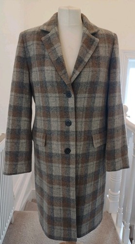 Donegal design tweed coat - tweed,