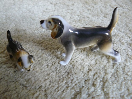 Vintage small hand - , painted