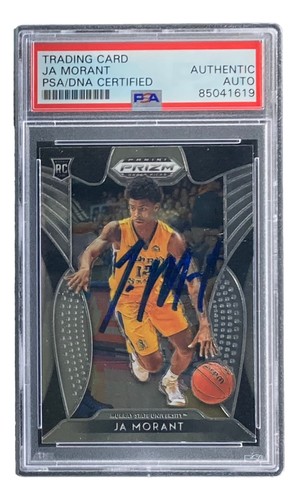 Morant signed 2019 panini - ja,