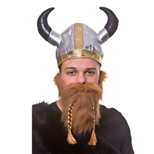 Adults Viking Beard Ginger Fancy Dress Accessory Medieval Warrior Nordic Beard