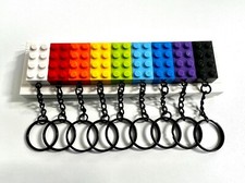 LEGO Key Hanger (853913) c/w Black Keyrings - Retired Set - 100% Brand New Parts