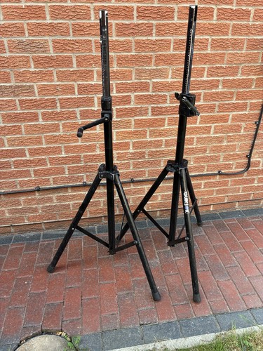 Wind speaker stands - wind-up,