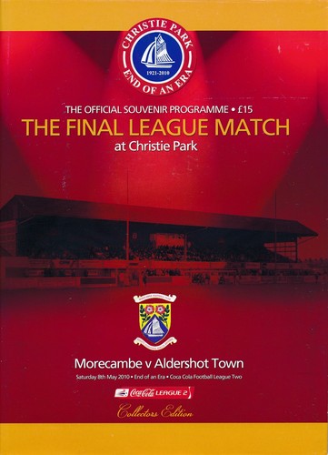Morecambe aldershot - v,