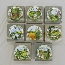 Wedgewood Country Panorama By Colin Newmans Complete set of 8 Boxed
