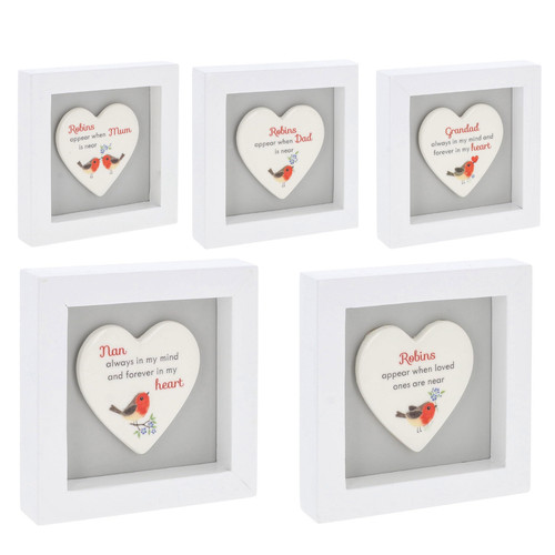 Shudehill giftware robin heart - giftware,