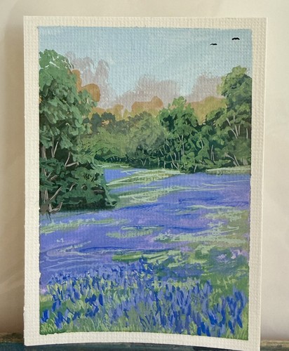 Aceo original mini bluebell - aceo,