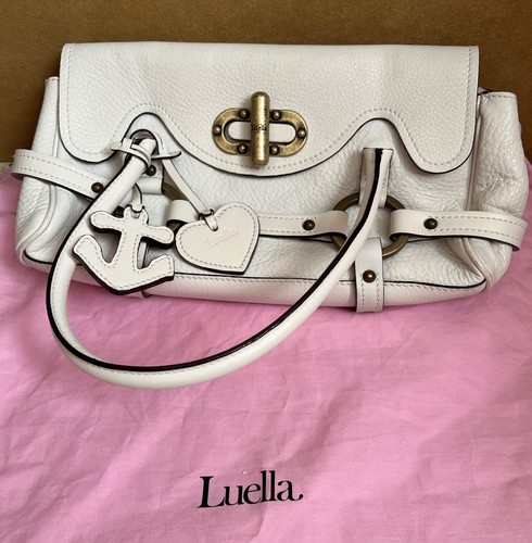Luella handbag white leather - luella,