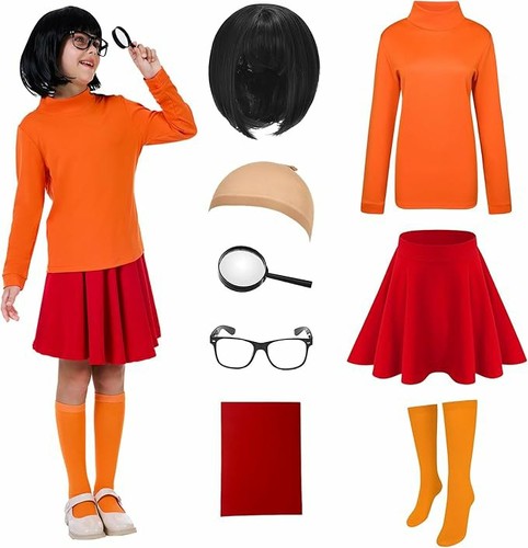 Girls velma costume - velma, scooby
