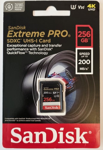 Sandisk extreme pro 256gb - 256gb, sd