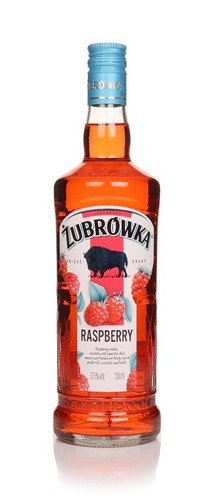 Zubrowka raspberry vodka 70cl - zubrowka,