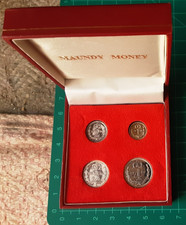 1936 King Edward VIII boxed silver Four Coin Maundy Pattern Set - FREE P&P