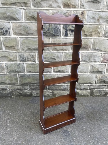 Antique slim walnut waterfall - slim,