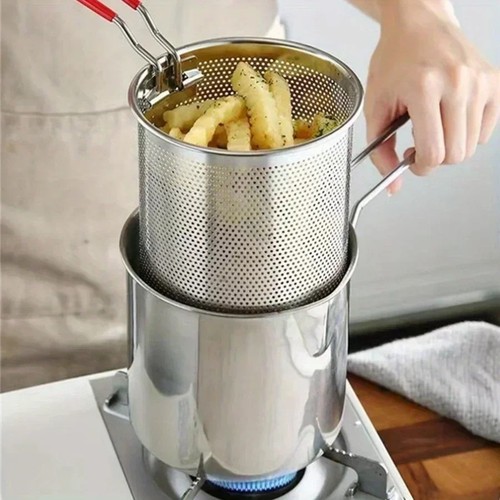 Stainless steel deep - stainless, frying