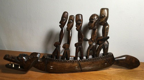 Hand carved african - african, dragon