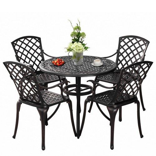Piece aluminum outdoor patio - 5,