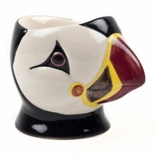 Quail Ceramics   Face Egg Cup  Puffin