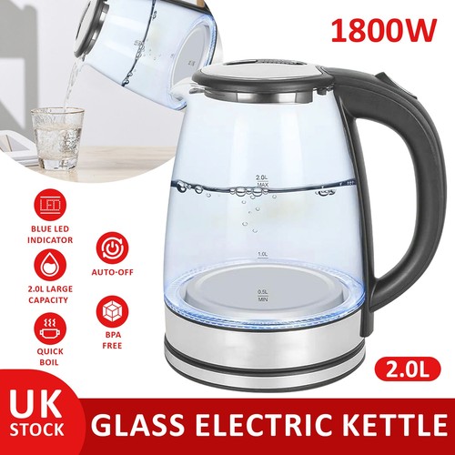 Glass kettle bpa free - 2.0l,