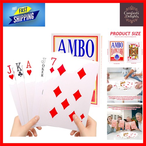 Giant jumbo playing cards full - giant,