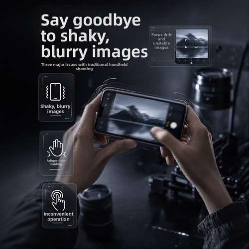 Phone stabilization aid with - aid,