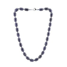 Women's Necklace Beautiful Handmade 10x16mm Natural Gemstone Beaded Necklace