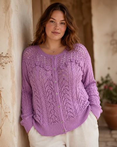 Sundance open knit rosette - knit,