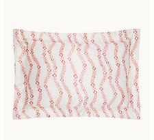 GINGERLILY LONDON TANGLEWEED PINK/IV 100% SILK 2pc STAND/PILLOWCASES NIP $280