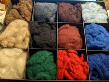 100% Cashmere fibre 12 colours