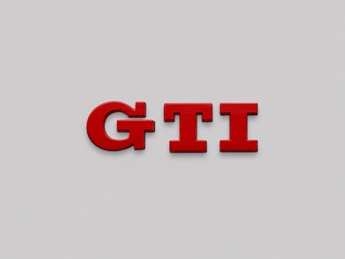 Gti badge emblem rear - badge,