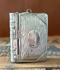Antique Book Charm Pendant