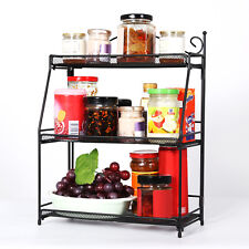 3 Tier Metal Wire Basket Rack